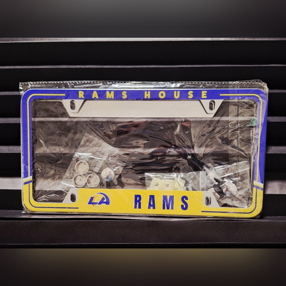 LA Rams House License Plate Frame